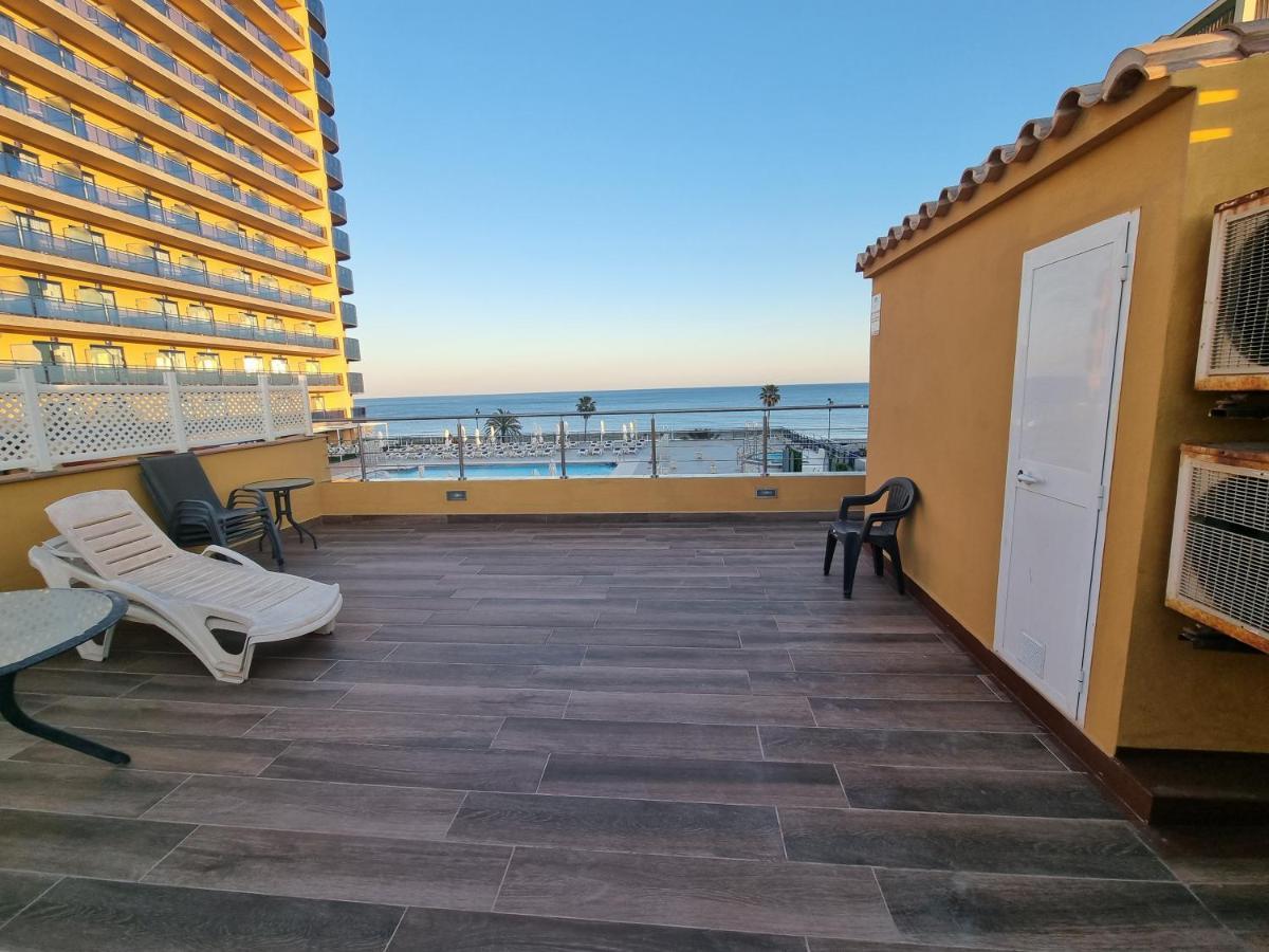Penthouse Sea Views + Private Solarium Apartment Fuengirola Ngoại thất bức ảnh